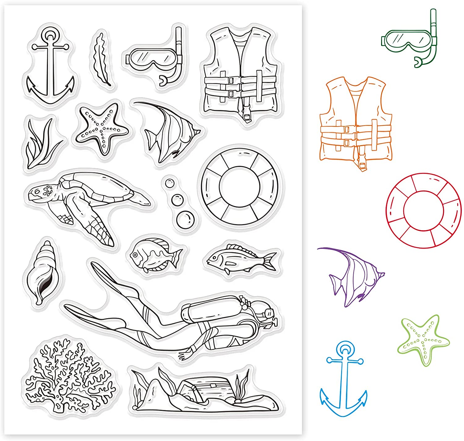 1 шт., прозрачные штампы для д – обзор и цена Clear Silicone Stamps For Card Making