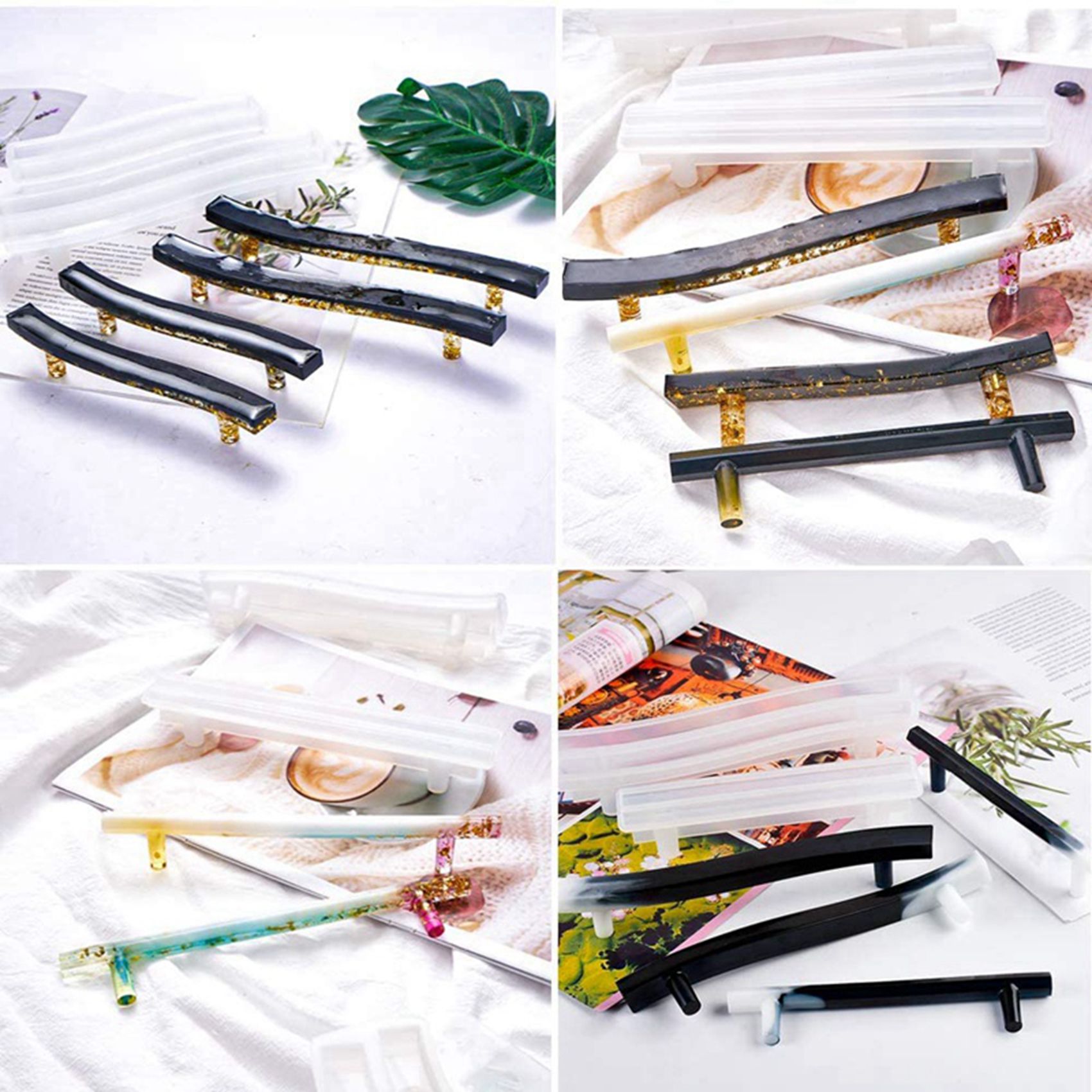 AA81-8 Набор форм для изготовл – обзор и цена Silicone Epoxy Resin Molds Set