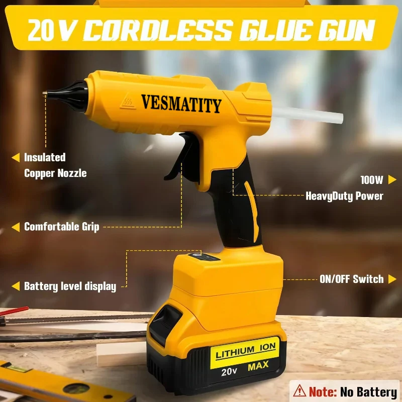 Беспроводной электрический руч – обзор и цена Hot Melt Glue Gun Cordless