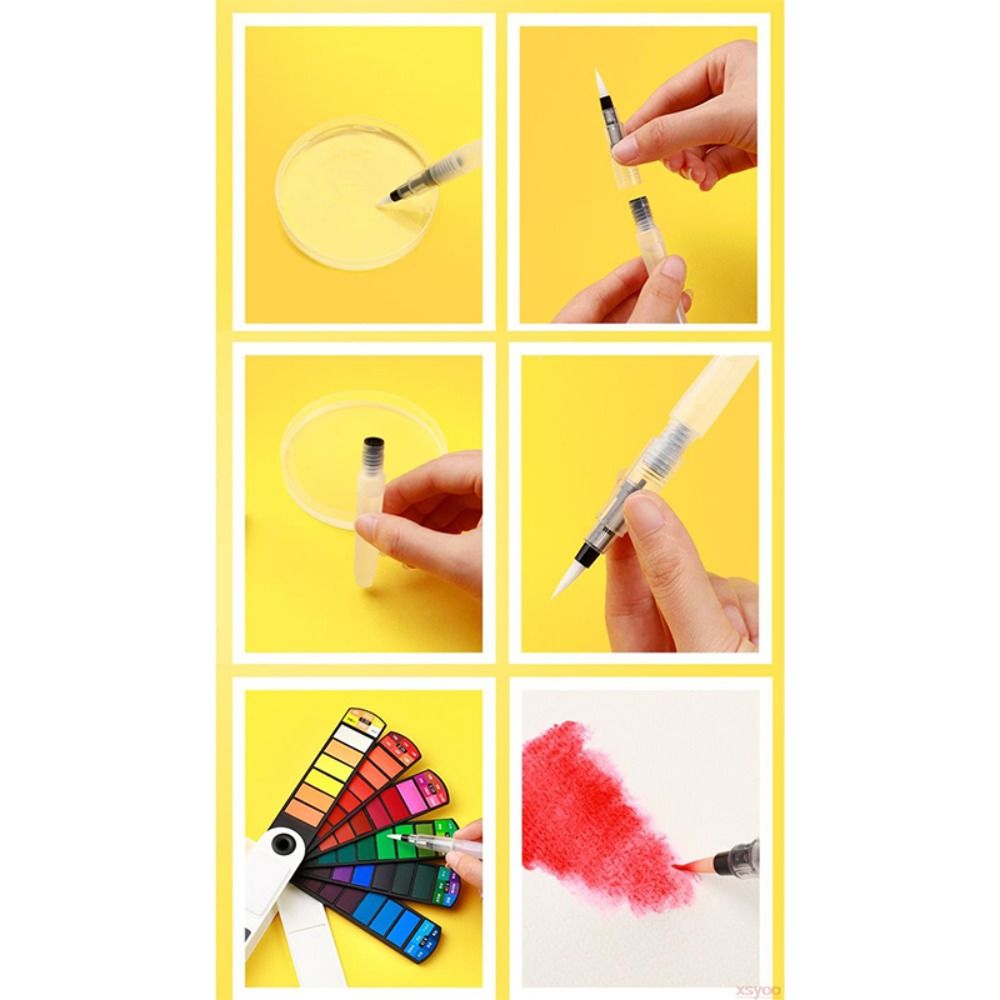 Складной набор акварельных кра – обзор и цена Watercolor Paint Set Solid Pigment