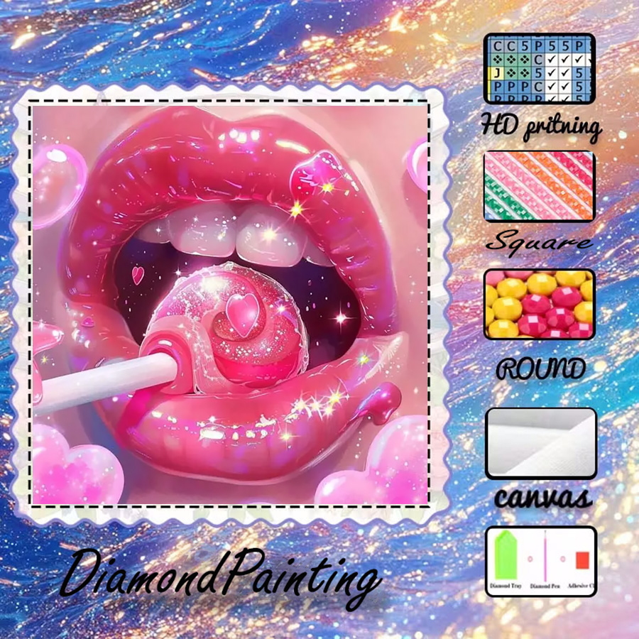 1 шт. - 5D-DIY - Флокированная – обзор и цена 5D Diamond Painting Kit Full Drill